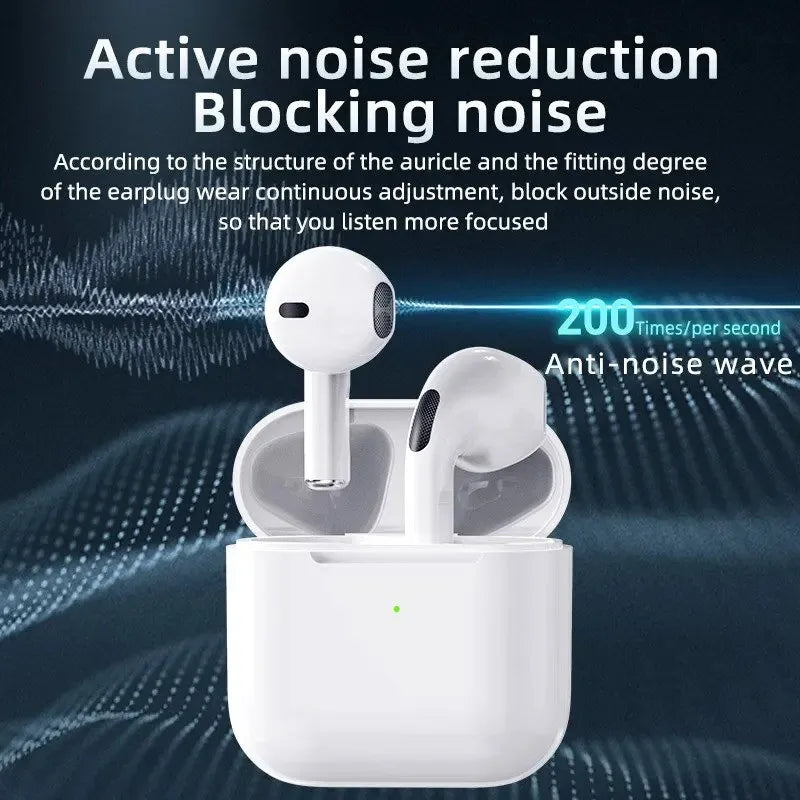 TWS Pro4 Bluetooth Earphones Wireless Headphones Mini Sports Headset Earbuds Music Earpieces For iPhone Xiaomi Huawei Redmi